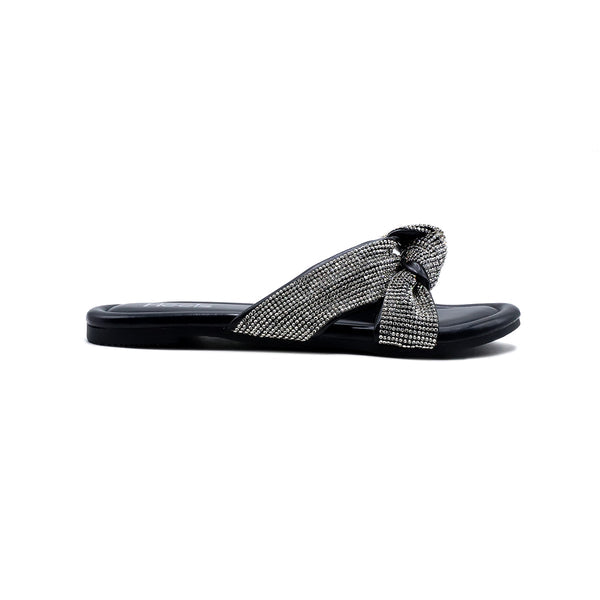 Black Fancy Slipper L00420025