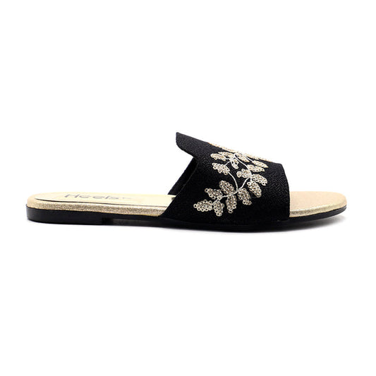 Black Casual Slipper 035307