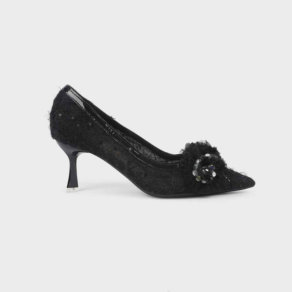 Black Formal Court Shoes L00850105
