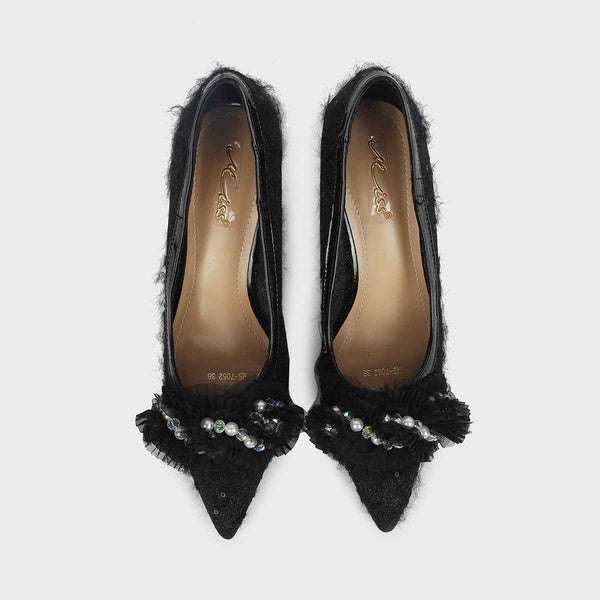 Black Formal Court Shoes L00850105