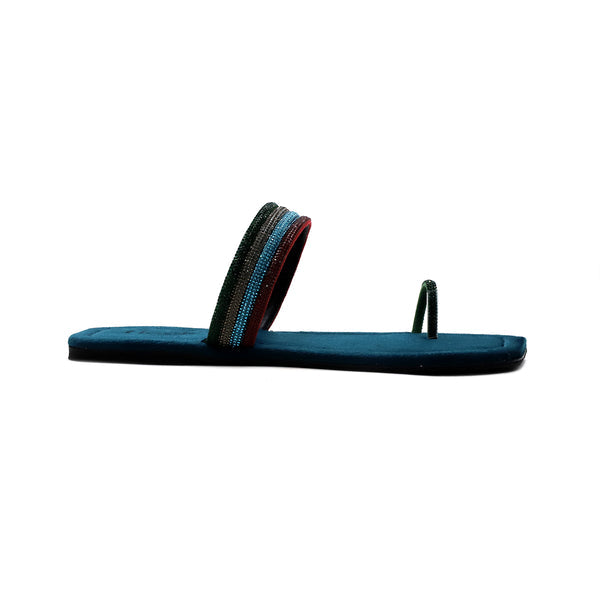 Sea Green Casual Chappal L00000033
