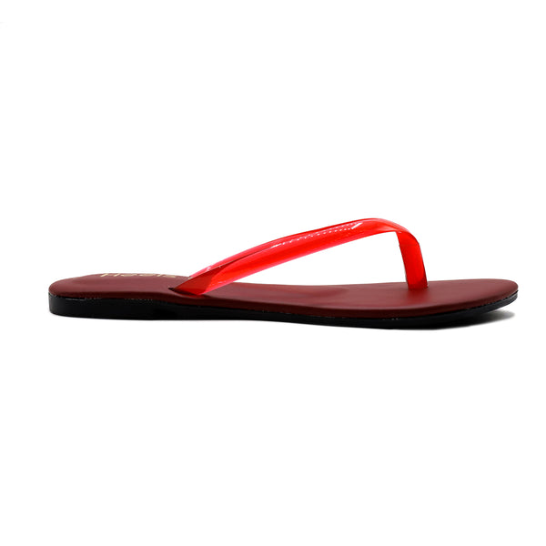 Maroon Casual Chappal L00500022