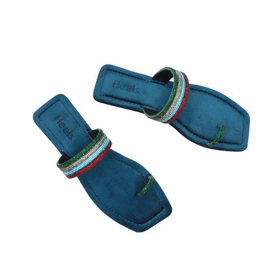 Sea Green Casual Chappal L00000033